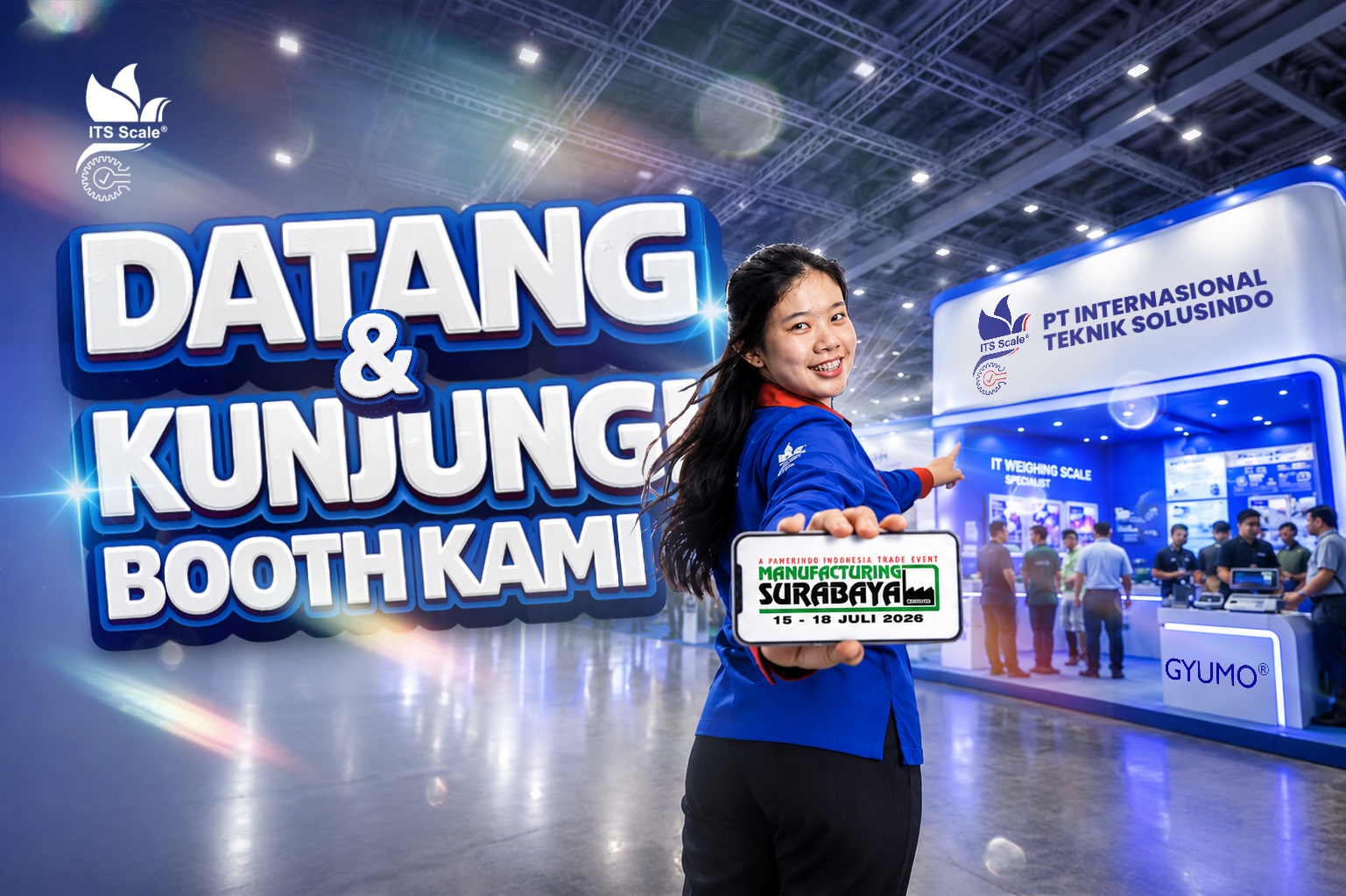 ITS Scale Kembali Hadir di Manufacturing Surabaya 2026: Temukan Solusi Penimbangan Industri dan Penawaran Menarik